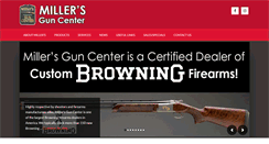 Desktop Screenshot of millersguncenter.com